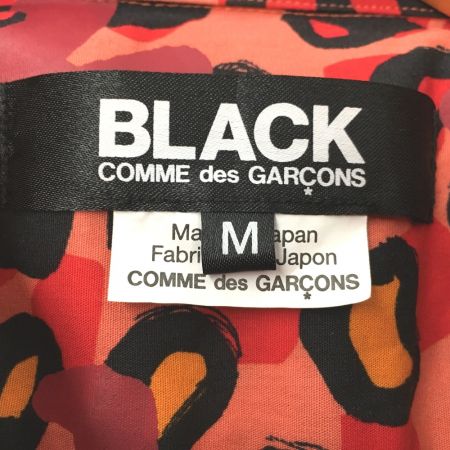 COMME des GARCONS コムデギャルソン BLACK COMME des GARCONS AD2020 レオパード柄シャツ M 1G-B008 オレンジ