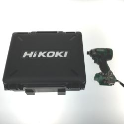 △△ HiKOKI ハイコーキ 充電式 インパクトドライバ WH36DA グリーン 36V（ケース付） Aランク