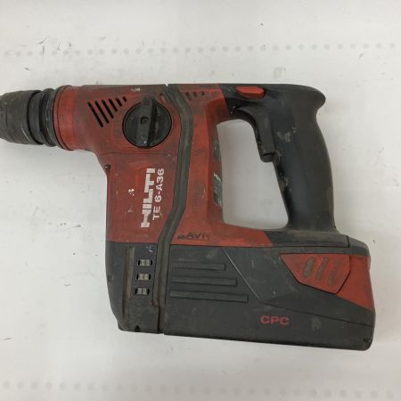  Hilti ヒルティ ハンマドリル　充電器・充電池2個・ケース付 TE 6-A36 レッド