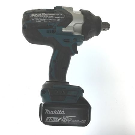  MAKITA マキタ 充電式　インパクトレンチ  TW1001D ブルー 18v （バッテリー1個付）