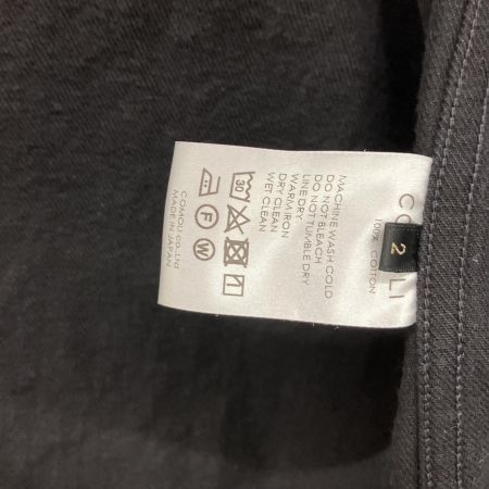  COMOLI デニム ワークジャケット size2 2021SS TO1-01004 ブラック