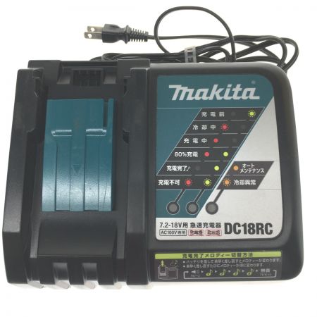 中古】 MAKITA マキタ DC18RC 急速充電器付 18Ｖバッテリー充電回数16