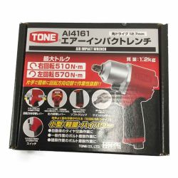 △△ TONE トネ エアツールエアインパクトレンチ AI4161 レッド Sランク