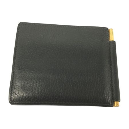  TOM FORD トムフォード マネークリップ付 二つ折りカードケース ブラック