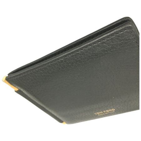 TOM FORD トムフォード マネークリップ付 二つ折りカードケース ブラック