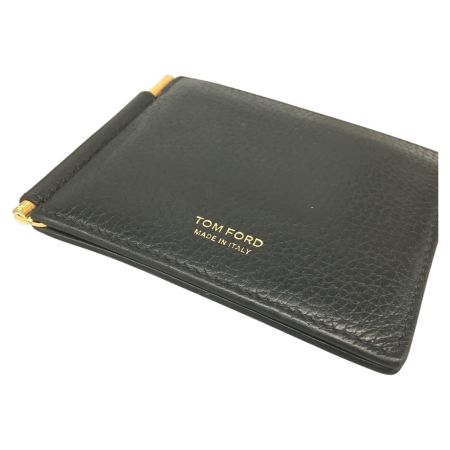  TOM FORD トムフォード マネークリップ付 二つ折りカードケース ブラック
