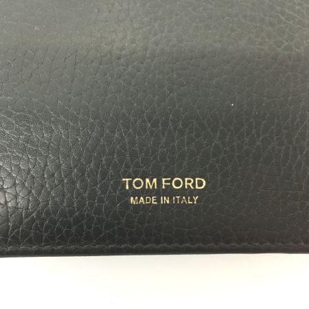  TOM FORD トムフォード マネークリップ付 二つ折りカードケース ブラック