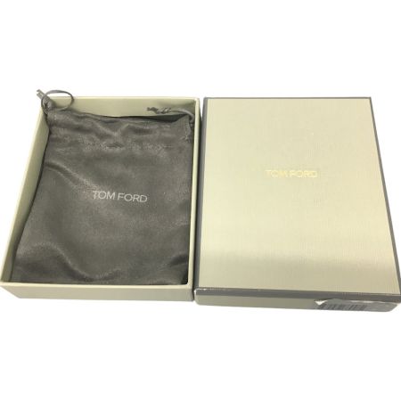  TOM FORD トムフォード マネークリップ付 二つ折りカードケース ブラック