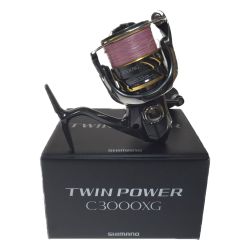 △△ SHIMANO シマノ スピニングリール  20ツインパワー C3000XG 04142 ライン付属 グリップカスタム済 Aランク