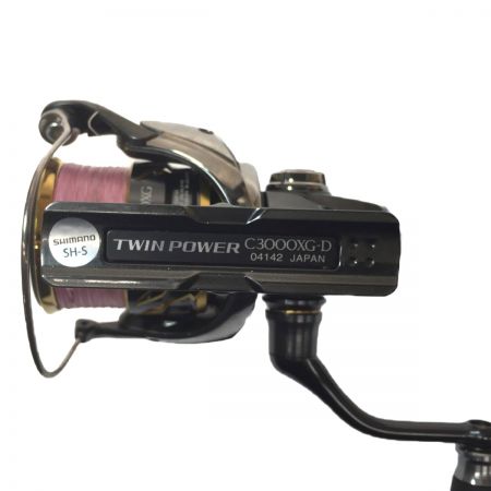  SHIMANO シマノ スピニングリール  20ツインパワー C3000XG 04142 ライン付属 グリップカスタム済