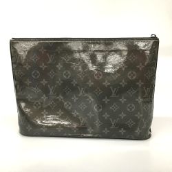 △△ LOUIS VUITTON ルイヴィトン  モノグラム エクリプス グレーズ ポシェット コスモス  クラッチバッグ M63373 Bランク