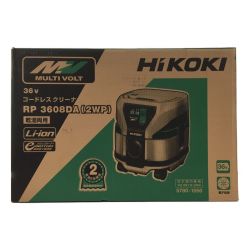 △△ HiKOKI ハイコーキ コードレスクリーナー　36V RP3608DA 2WP Sランク