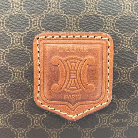  CELINE セリーヌ トートバッグ  マカダム柄 内部剥がれ有 MC96 ブラウン