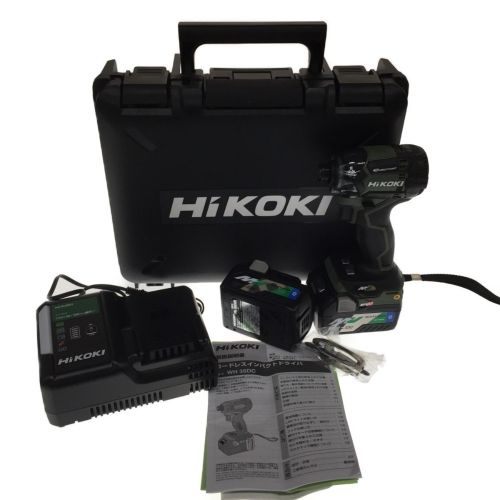 △△HiKOKI ハイコーキ  電動工具 インパクトドライバ充電器・充電池2個・ケース付 コードレス式 36v  WH36DC グリーン