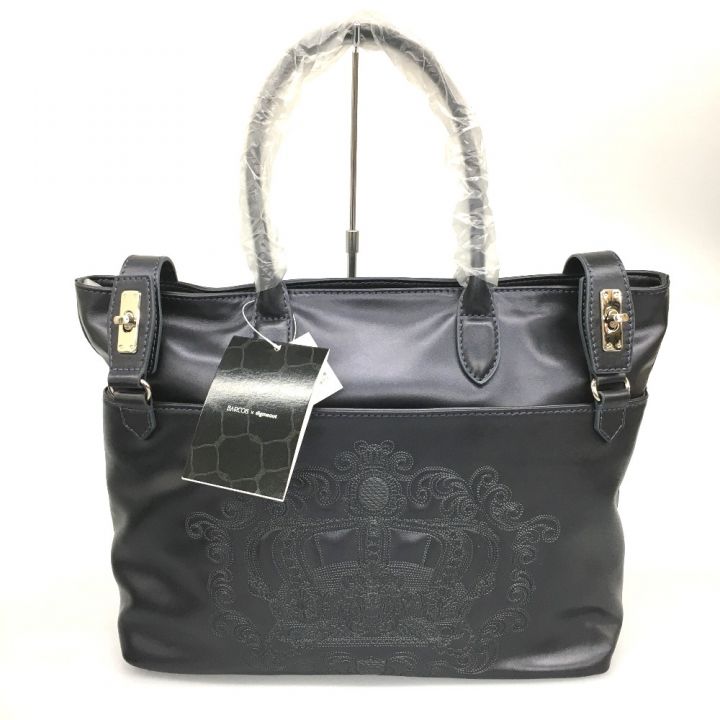 1円 バルコス×ディグミアウト 大谷リュウジ BARCOS×digmeout 刺繍デザイン トートバッグ BV087 極美品 BARCOSｘdigmeout ハンドバッグ ワンショルダーバッグ BARCOS