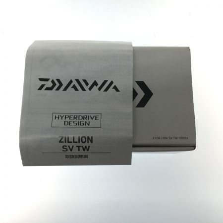  DAIWA ダイワ ベイトリール 21ジリオン SV TW 1000H 00630215 ライン付属