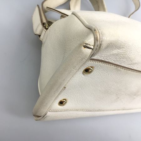  Cartier カルティエ マルチェロ 2WAY ショルダーバッグ ホワイト