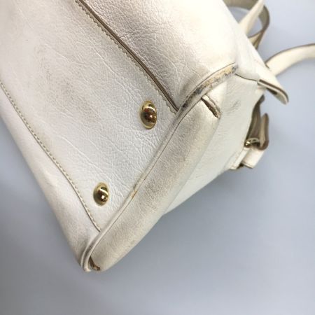  Cartier カルティエ マルチェロ 2WAY ショルダーバッグ ホワイト