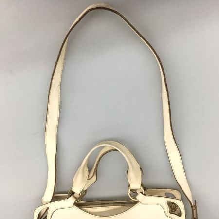  Cartier カルティエ マルチェロ 2WAY ショルダーバッグ ホワイト