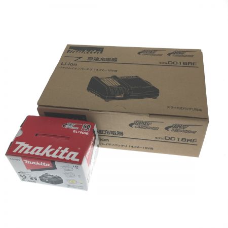  MAKITA マキタ 18Ｖ　6ah 純正バッテリー 急速充電器セット BL1860B