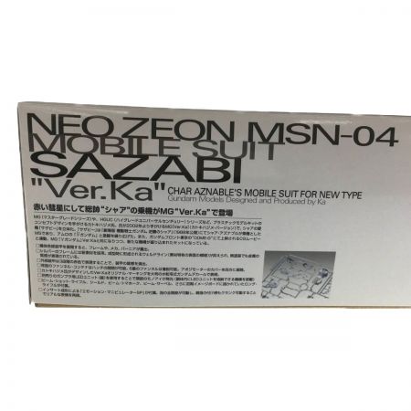  BANDAI バンダイ プラモデル 機動戦士ガンダム 逆襲のシャア ﾌﾟﾗﾓﾃﾞﾙ 1/100 MG MSN-04 ｻｻﾞﾋﾞｰ Ver.Ka