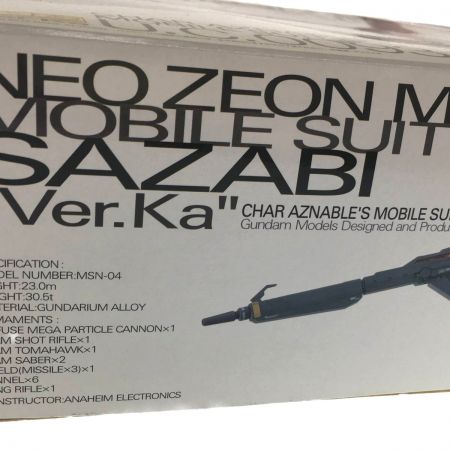  BANDAI バンダイ プラモデル 機動戦士ガンダム 逆襲のシャア ﾌﾟﾗﾓﾃﾞﾙ 1/100 MG MSN-04 ｻｻﾞﾋﾞｰ Ver.Ka