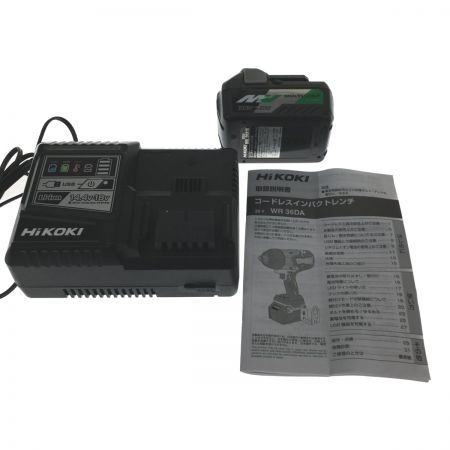  HiKOKI ハイコーキ 充電式　コードレスインパクトレンチ　36Ｖ　バッテリー×2　充電器セット WR36DA