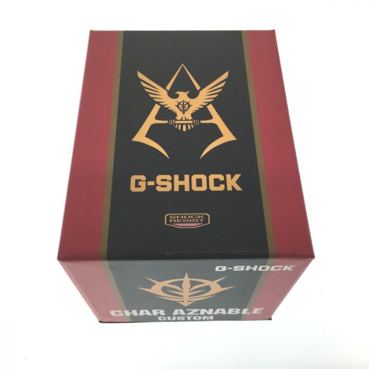 中古】 CASIO カシオ G-SHOCK GD-100 レッド シャア・アズナブル カスタム 外箱/内箱付属｜総合リサイクルショップ  なんでもリサイクルビッグバン オンラインストア