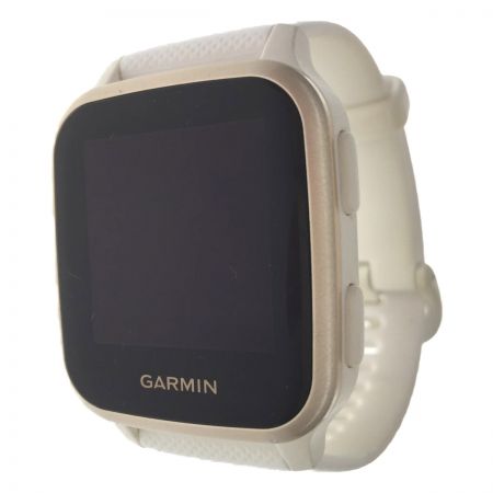  Garmin スマートウォッチ Venu Sq ホワイト x ライトゴールド