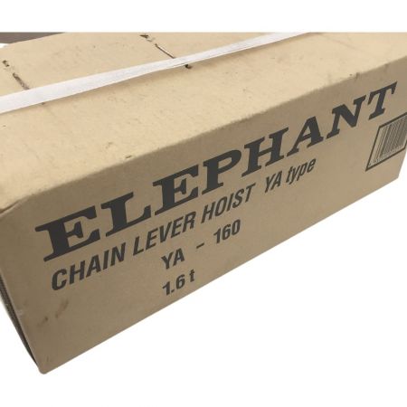  ZOJIRUSHI CORPORATION 象印 ELEPHANT　チェーンレバーホイスト 1.6t　レバーブロック YA-160