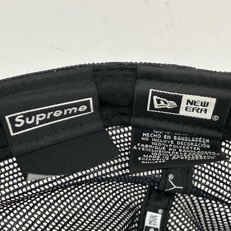  NEWERA ニューエラ Supreme×Box ボックスロゴ メッシュキャップ 23ss ネイビー
