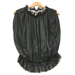 △△ COMME des GARCONS コムデギャルソン ノースリーブカットソー AD2022 GK-B008 ブラック Aランク