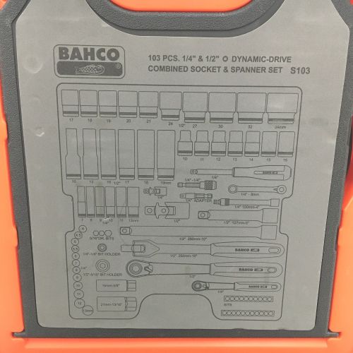 中古】 BAHCO バーコ 1/4 1/2ソケットスパナセット S103 Aランク｜総合