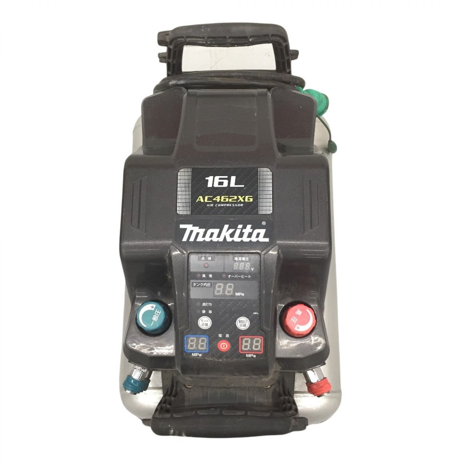 中古】 MAKITA マキタ エアコンプレッサ 16L 100v AC462XG ブラック C