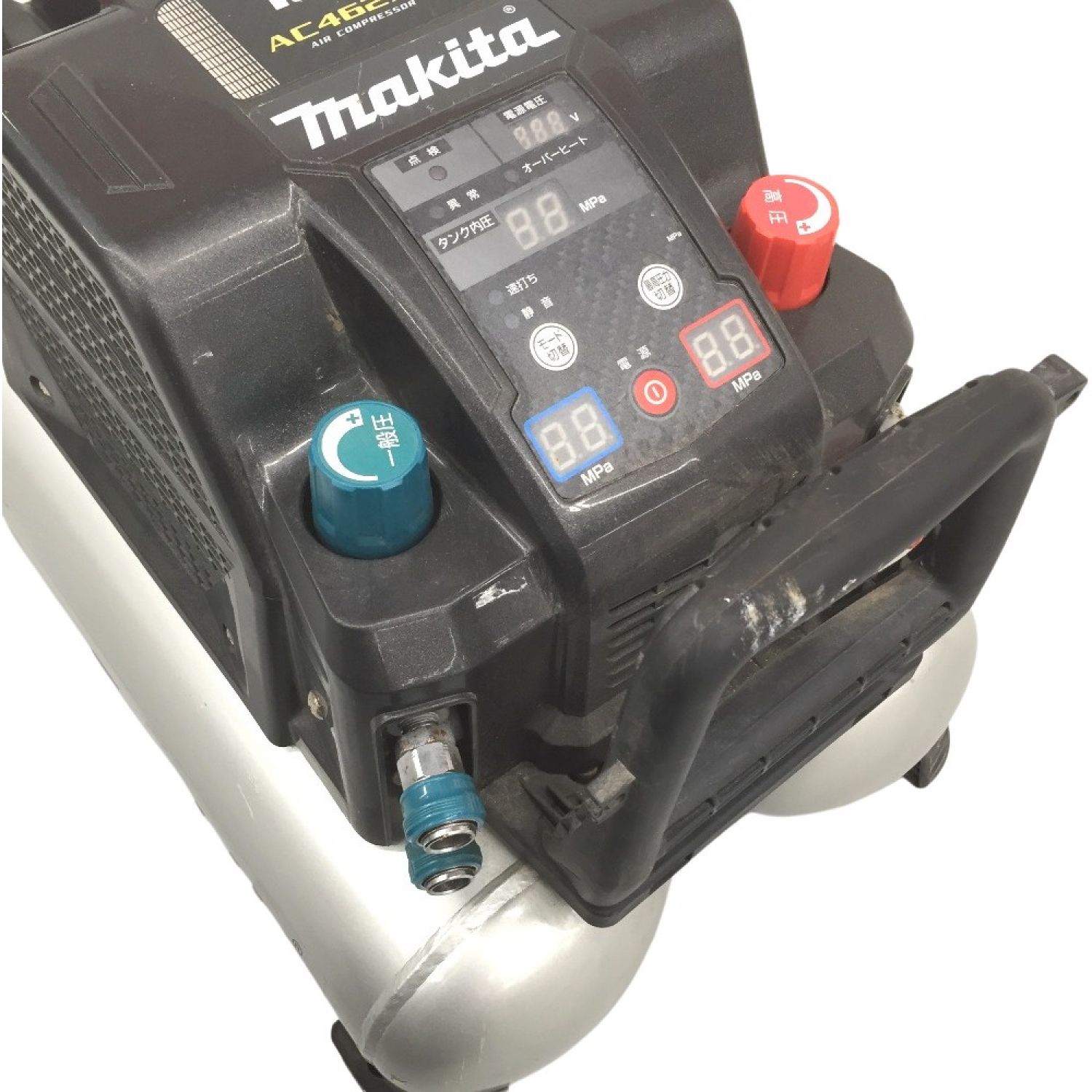 中古】 MAKITA マキタ エアコンプレッサ 16L 100v AC462XG ブラック C