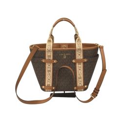 △△ MICHAEL KORS マイケルコース 2WAYバッグ マエブ 30T2G5VT1B ブラウン Bランク