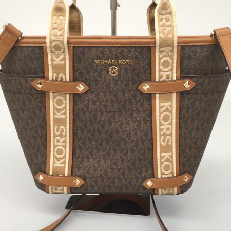  MICHAEL KORS マイケルコース 2WAYバッグ マエブ 30T2G5VT1B ブラウン