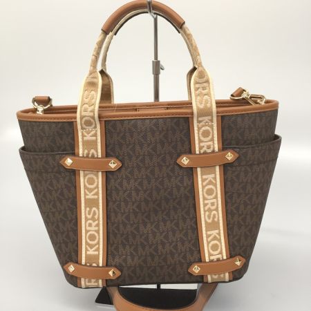  MICHAEL KORS マイケルコース 2WAYバッグ マエブ 30T2G5VT1B ブラウン