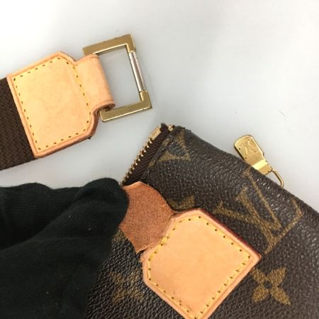  LOUIS VUITTON ルイヴィトン モノグラム ポシェット・ボスフォール ショルダー紐ちぎれ有 M40044 ブラウン