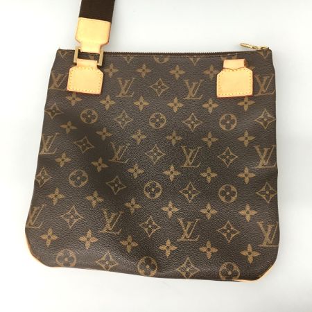  LOUIS VUITTON ルイヴィトン モノグラム ポシェット・ボスフォール ショルダー紐ちぎれ有 M40044 ブラウン
