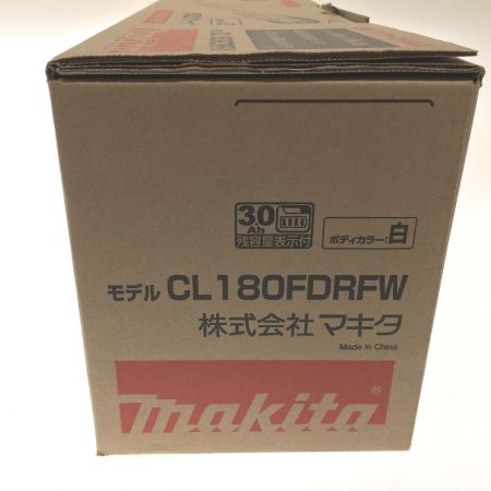  MAKITA マキタ 充電式コードレスクリーナー CL180FDRFW ホワイト 18v