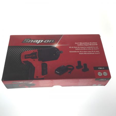  Snap-on スナップオン 3/8　14.4V　インパクトレンチ　 CT861J2 レッド×ブラック