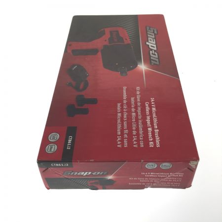  Snap-on スナップオン 3/8　14.4V　インパクトレンチ　 CT861J2 レッド×ブラック