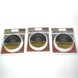 △△  大塚刷毛 NEWマルテー弾だんホイール 鋼板用 静音タイプ 外径92mm　３個セット Sランク