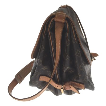  LOUIS VUITTON ルイヴィトン ショルダーバッグ モノグラム ソミュール35 M42254 ブラウン