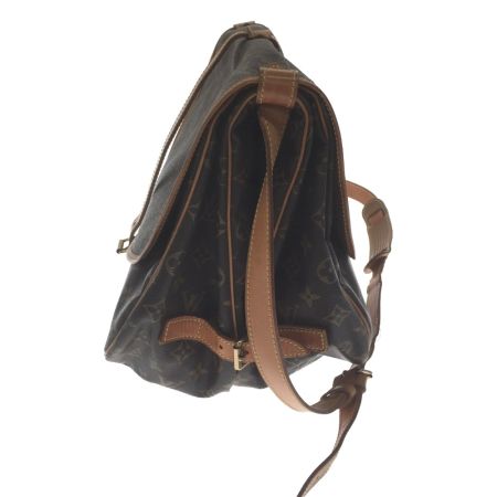  LOUIS VUITTON ルイヴィトン ショルダーバッグ モノグラム ソミュール35 M42254 ブラウン