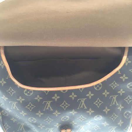  LOUIS VUITTON ルイヴィトン ショルダーバッグ モノグラム ソミュール35 M42254 ブラウン