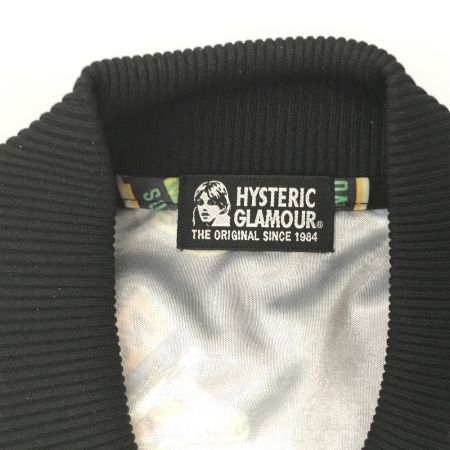  Hysteric Glamour ヒステリックグラマー ナイロンジャケット  ロゴ 総柄 SIZE Free ブルゾン 01172CJ01 ブラック