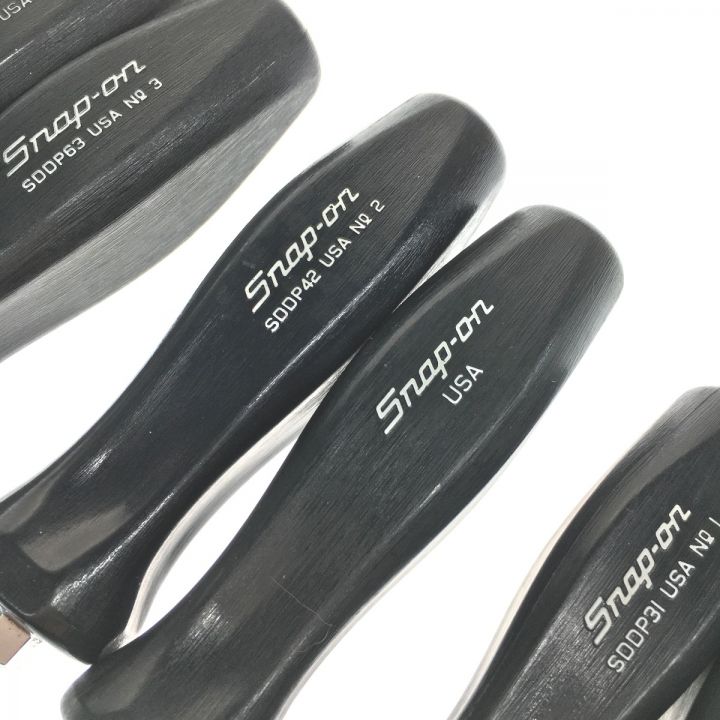 Snap-on スナップオン プラスドライバー マイナスドライバー8本セット SDD1 SDD2 SDD6 SDDP22 SDDP31 SDDP42  SDDP63 ブラック｜中古｜なんでもリサイクルビッグバン