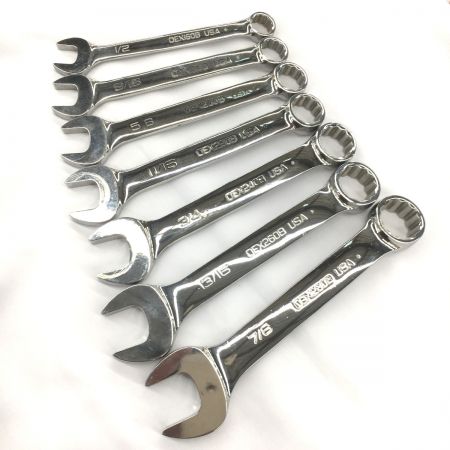  Snap-on スナップオン 7本セット インチ　コンビネーションレンチ OEX160B ～OEX240B